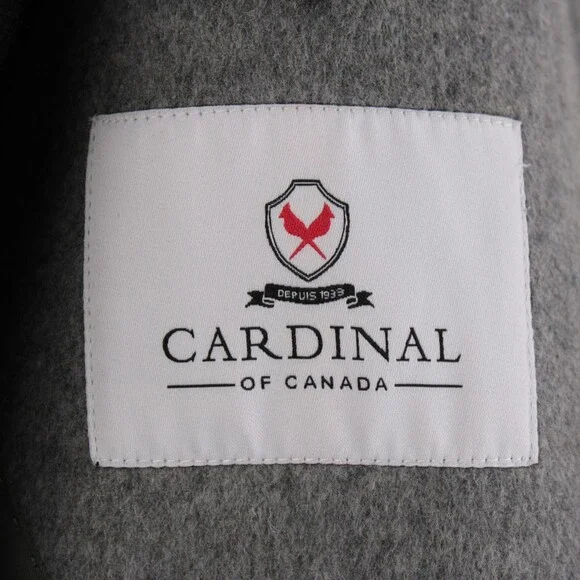 Cardinal of Canada NWT Wool Blend Duffle Coat Size M (40) US McBride In Gray